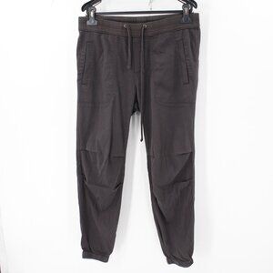 James Perse Pants Womens 2 Soft Drape Soft Cotton Modal Drawstring Mid Rise